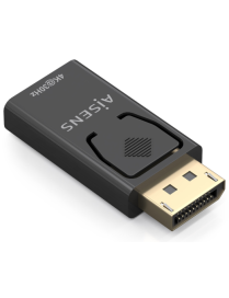 AISENS Conversor Displayport A HDMI 4K@30Hz, DP/M-HDMI/H, Negro
