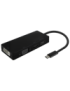 AISENS Conversor USB-C A DP/DVI/HDMI/VGA, USB-C/M-DP/H-DVI/H-HDMI/H-Vga/H, Negro, 15cm
