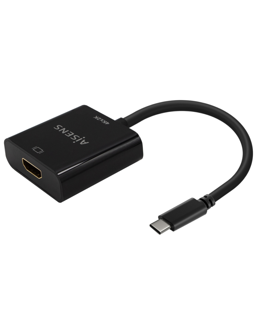 AISENS Conversor USB-C A HDMI 4K@30Hz, USB-C/M-HDMI/H, Negro, 15cm