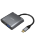 AISENS Conversor USB-C a VGA/HDMI 4K/USB3.0/USB-C PD, USB-C/M-VGA/H-HDMI/H-USB-A/H-USB-C/H, Gris, 15CM