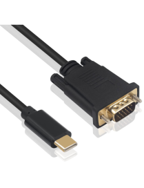 Ewent EC1052 adaptador de cable de vídeo 1,8 m USB Tipo C VGA (D-Sub)