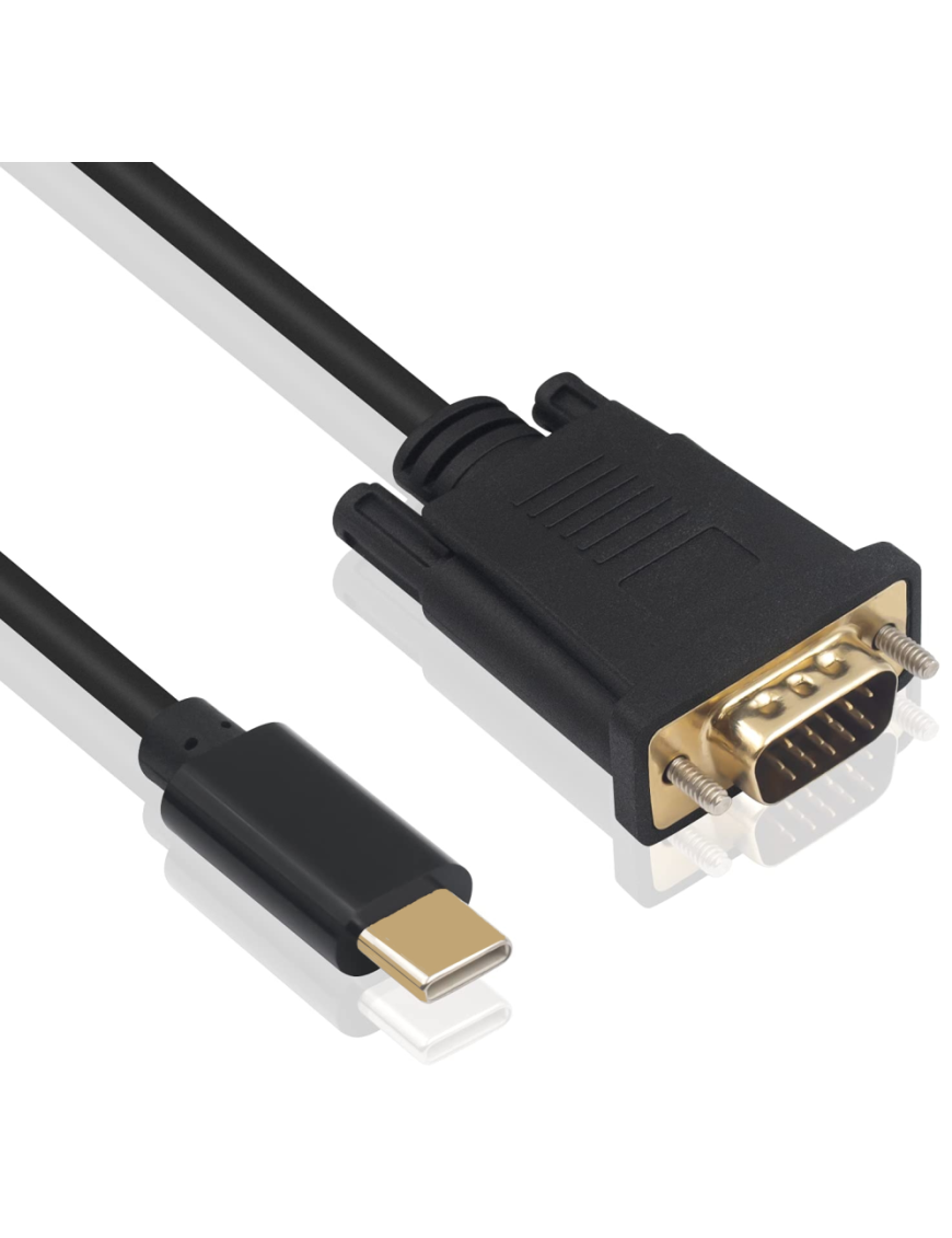 Ewent EC1052 adaptador de cable de vídeo 1,8 m USB Tipo C VGA (D-Sub)