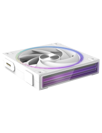 Zalman ZM-DF120 WHITE sistema de refrigeración para ordenador Placa base Ventilador 12,4 cm Blanco 1 pieza(s)