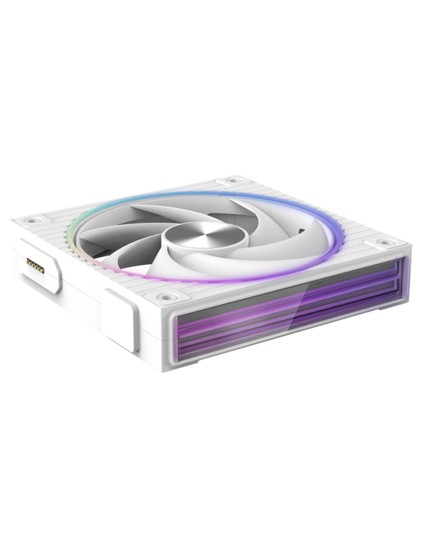 Zalman ZM-DF120 WHITE sistema de refrigeración para ordenador Placa base Ventilador 12,4 cm Blanco 1 pieza(s)