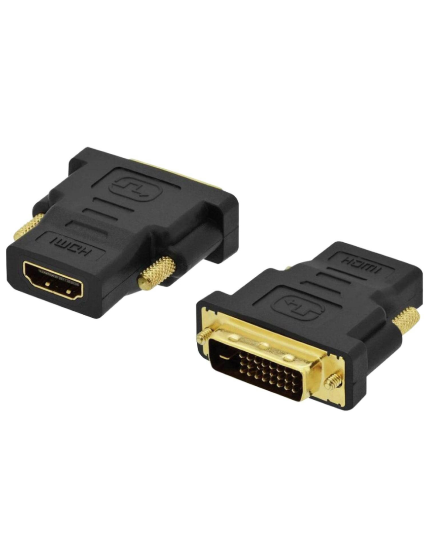 Ewent EC1371 cambiador de género para cable DVI-D 24+1 HDMI Negro