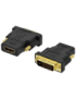Ewent EC1371 cambiador de género para cable DVI-D 24+1 HDMI Negro