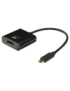 Ewent EW9825 adaptador de cable de vídeo 0,15 m USB Tipo C DisplayPort Negro