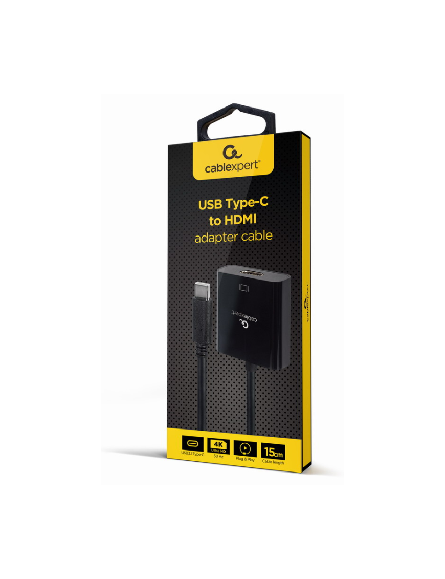 Gembird A-CM-HDMIF-03 Adaptador gráfico USB 3840 x 2160 Pixeles Negro