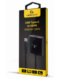 Gembird A-CM-HDMIF-04 Adaptador gráfico USB Negro