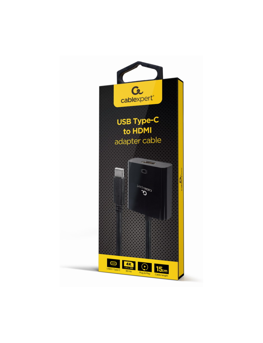 Gembird A-CM-HDMIF-04 Adaptador gráfico USB Negro