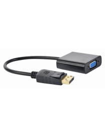 Gembird A-DPM-VGAF-02 adaptador de cable de vídeo 0,15 m VGA (D-Sub) DisplayPort Negro