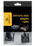 Gembird A-DVID-VGAF-01 adaptador de cable de vídeo 0,2 m DVI-D VGA (D-Sub) Negro