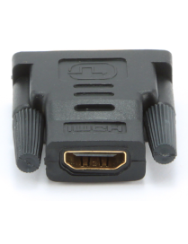 Gembird A-HDMI-DVI-2 cambiador de género para cable Negro