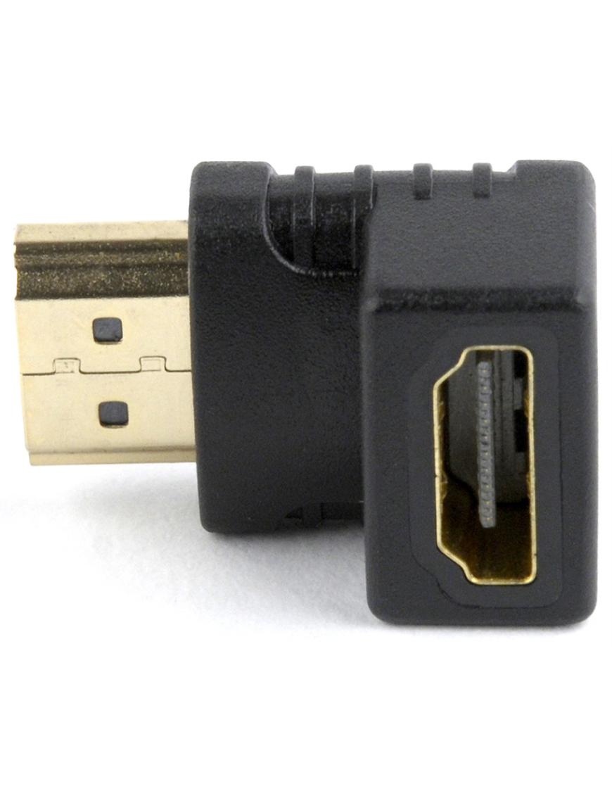 Gembird A-HDMI90-FML cambiador de género para cable HDMI Negro