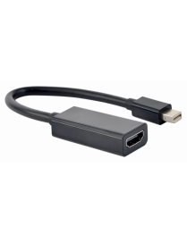Gembird A-mDPM-HDMIF4K-01 0,15 m Mini DisplayPort HDMI Negro