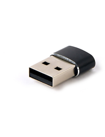 Gembird A-USB2-AMCF-02 cambiador de género para cable USB A USB C Negro