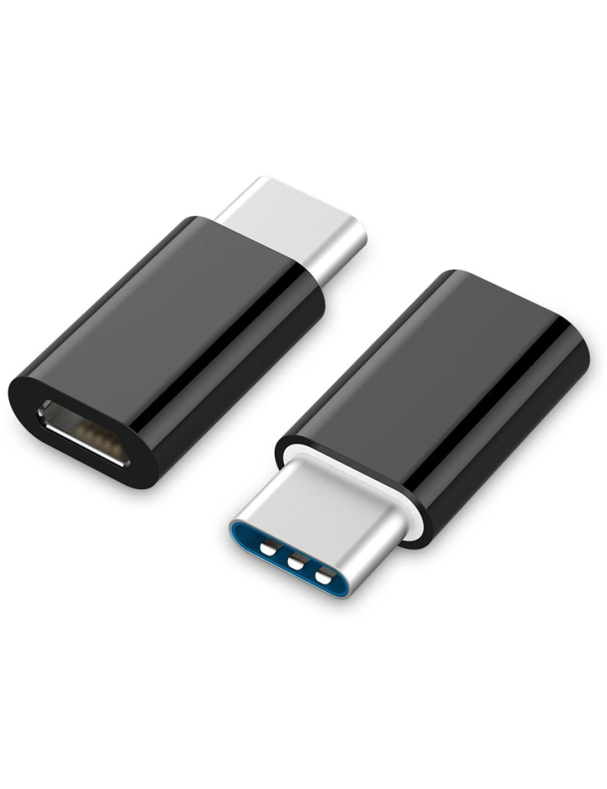 Gembird A-USB2-CMmF-01 USB Type-C Micro USB Negro