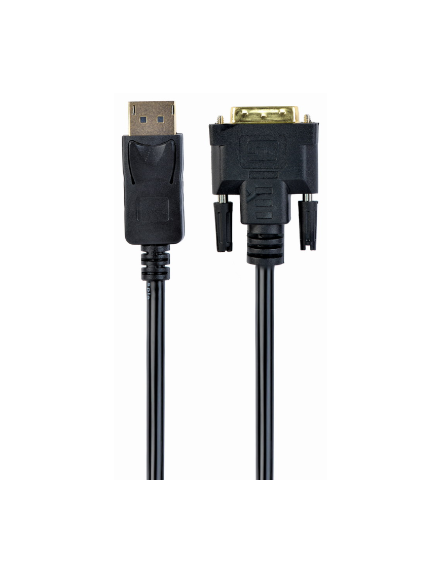 Gembird CC-DPM-DVIM-6 adaptador de cable de vídeo 1,8 m DisplayPort DVI Negro