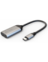 HYPER HD425A adaptador de cable de vídeo USB Tipo C HDMI Acero inoxidable