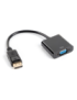 Lanberg AD-0002-BK adaptador de cable de vídeo 0,2 m VGA (D-Sub) DisplayPort Negro