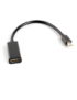 Lanberg AD-0005-BK adaptador de cable de vídeo 0,2 m Mini DisplayPort HDMI tipo A (Estándar) Negro
