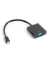 Lanberg AD-0006-BK adaptador de cable de vídeo 0,2 m VGA (D-Sub) Mini DisplayPort Negro