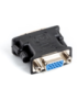 Lanberg AD-0012-BK cambiador de género para cable DVI-I VGA (D-Sub) Negro