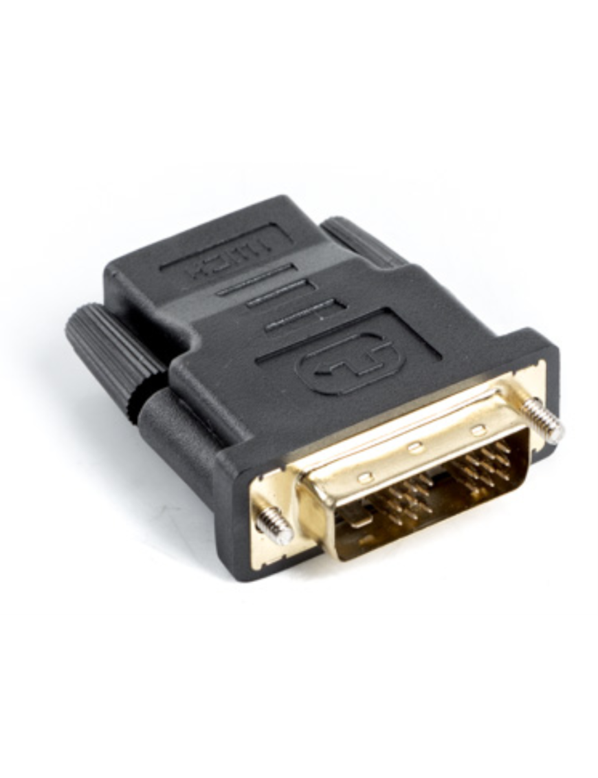 Lanberg AD-0013-BK cambiador de género para cable HDMI DVI-D 18+1 Single Link Negro