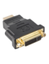 Lanberg AD-0014-BK cambiador de género para cable HDMI DVI-D (F) (24 + 5) Negro