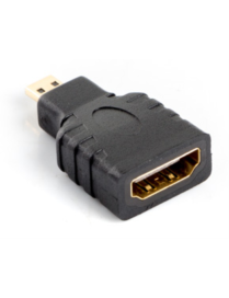 Lanberg AD-0015-BK cambiador de género para cable HDMI Micro HDMI Negro