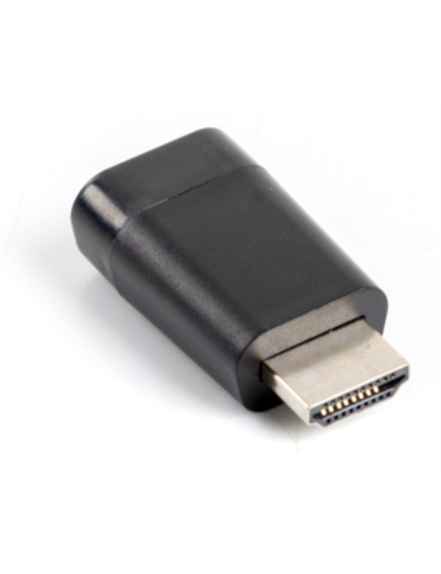 Lanberg AD-0016-BK cambiador de género para cable VGA HDMI Negro