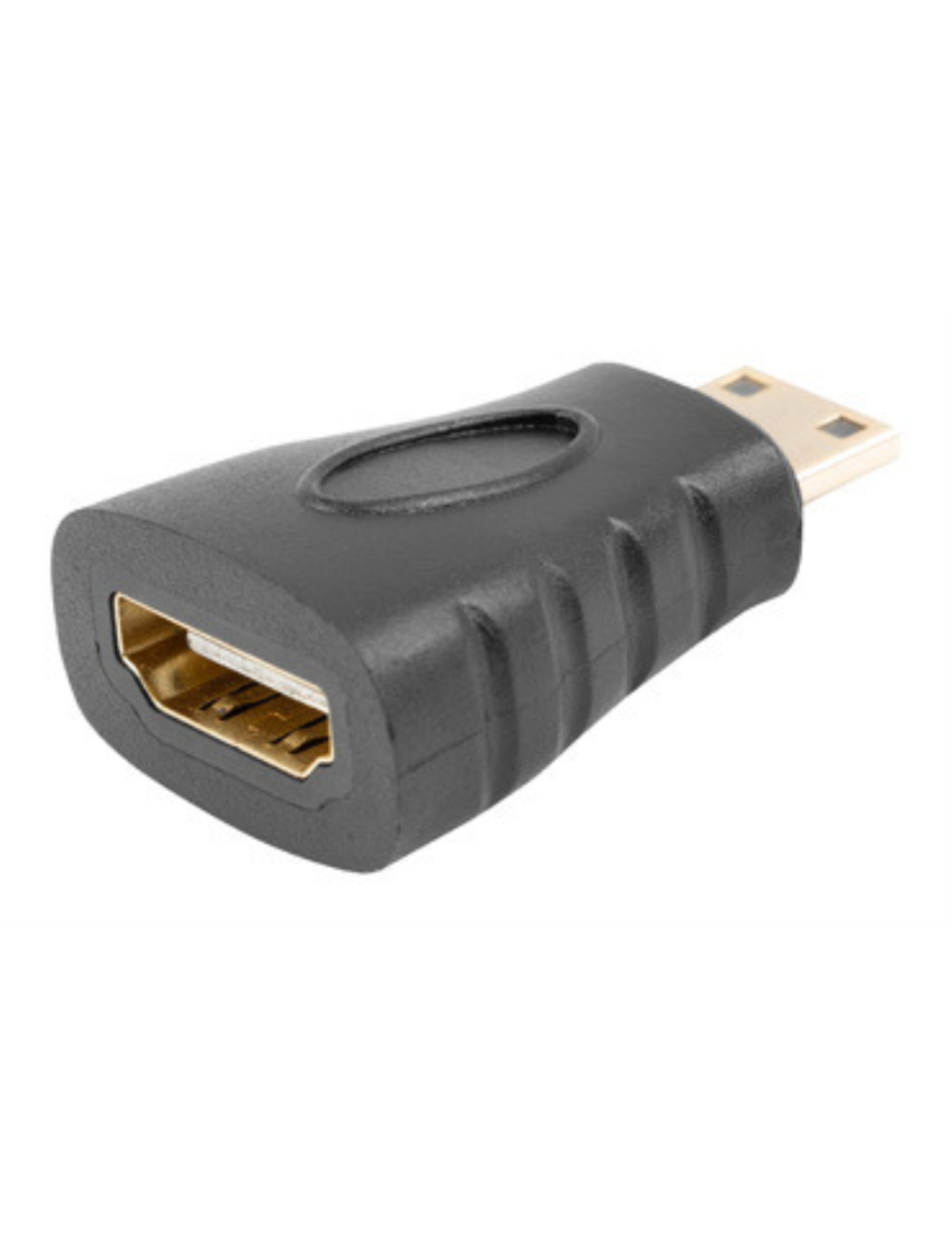 Lanberg AD-0037-BK cambiador de género para cable HDMI HDMI Mini-C Negro