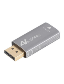 Lanberg AD-DP-HD-01 adaptador de cable de vídeo 0 m HDMI tipo A (Estándar) DisplayPort Plata