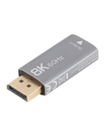 Lanberg AD-DP-HD-03 adaptador de cable de vídeo 0 m DisplayPort HDMI Plata