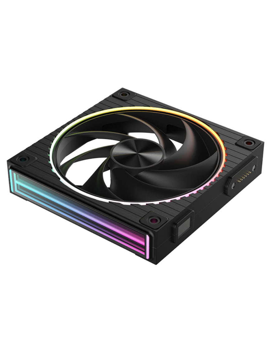Zalman ZM-DF120 BLACK sistema de refrigeración para ordenador Placa base Ventilador 12,4 cm Negro 1 pieza(s)