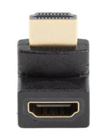 Lanberg AD-HDMI-04 adaptador de cable de vídeo HDMI tipo A (Estándar) Negro