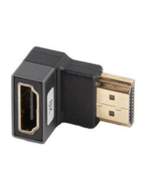 Lanberg AD-HDMI-07 adaptador de cable de vídeo HDMI tipo A (Estándar) Negro, Plata