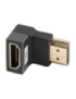Lanberg AD-HDMI-07 adaptador de cable de vídeo HDMI tipo A (Estándar) Negro, Plata