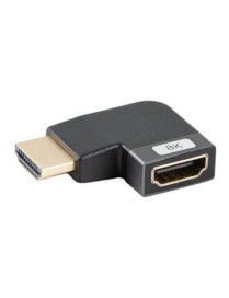 Lanberg AD-HDMI-09 adaptador de cable de vídeo HDMI tipo A (Estándar) Negro, Plata