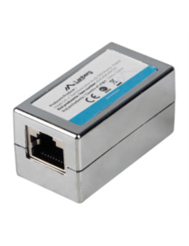 Lanberg AD-RJ45-RJ45-OS6 cambiador de género para cable RJ-45 Plata