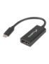 Lanberg AD-UC-DP-01 adaptador de cable de vídeo 0,15 m USB Tipo C DisplayPort Negro