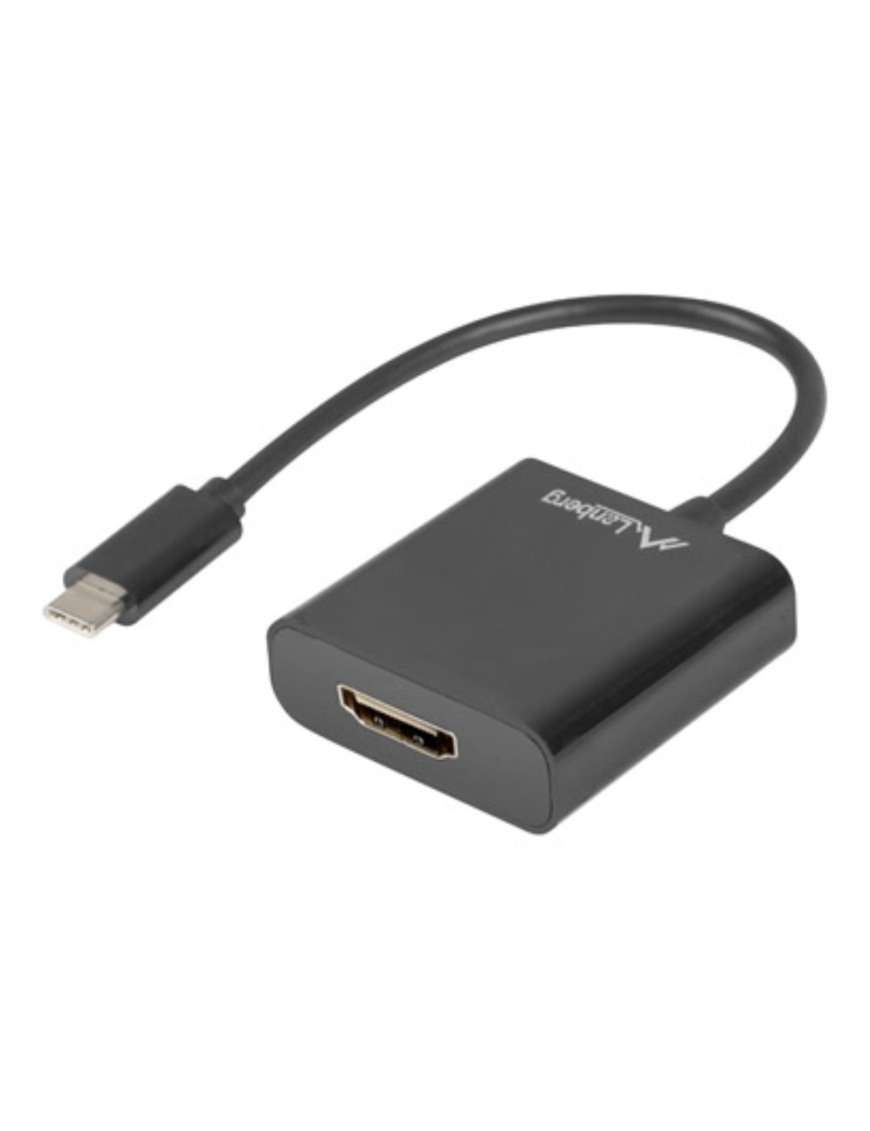 Lanberg AD-UC-HD-01 Adaptador gráfico USB 1920 x 1200 Pixeles Negro