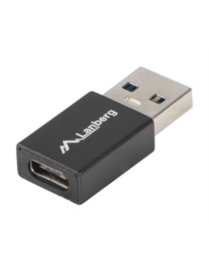 Lanberg AD-UC-UA-01 cambiador de género para cable USB 3.0 Type A USB 3.0 Type C Negro