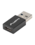 Lanberg AD-UC-UA-01 cambiador de género para cable USB 3.0 Type A USB 3.0 Type C Negro