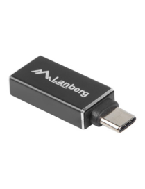 Lanberg AD-UC-UA-02 cambiador de género para cable USB 3.0 Type C USB 3.0 Type A Negro