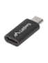 Lanberg AD-UC-UM-01 cambiador de género para cable Micro-USB 2.0 Type B USB 2.0 Type C Negro