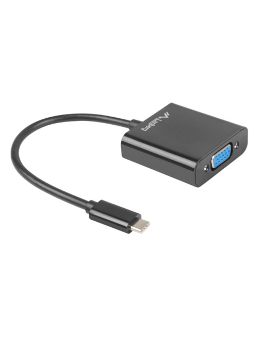 Lanberg AD-UC-VG-01 Adaptador gráfico USB 1920 x 1200 Pixeles Negro