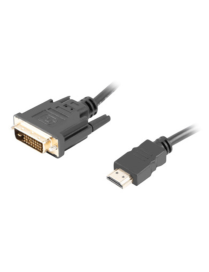 Lanberg CA-HDDV-20CU-0018-BK adaptador de cable de vídeo 1,8 m HDMI tipo A (Estándar) DVI-D Negro