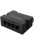 Lanberg DIN-GE4-BT-90W adaptador e inyector de PoE Gigabit Ethernet