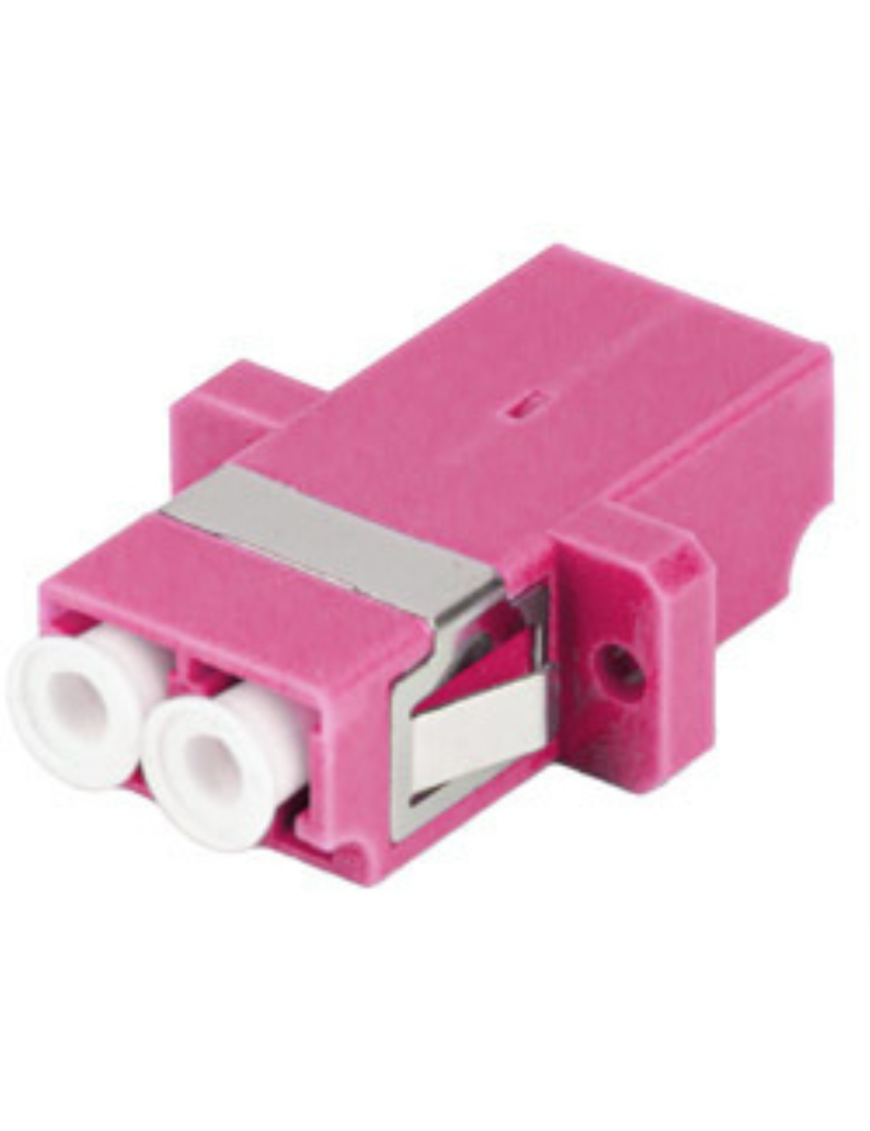 Lanberg FA-LCUP-MD41-0001-VT adaptador de fibra óptica LC 1 pieza(s) Púrpura, Blanco